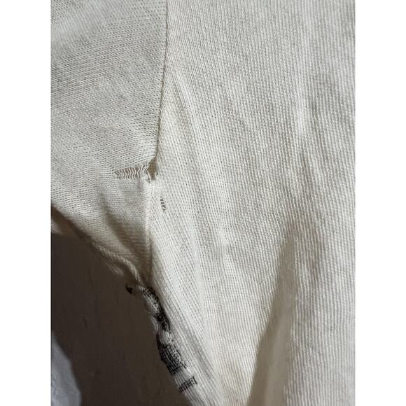 The Great. Tee Shirt Sz 0 XS Off White Graphic Outdoors Woods Forest Cream Boxy - Picture 6 of 7